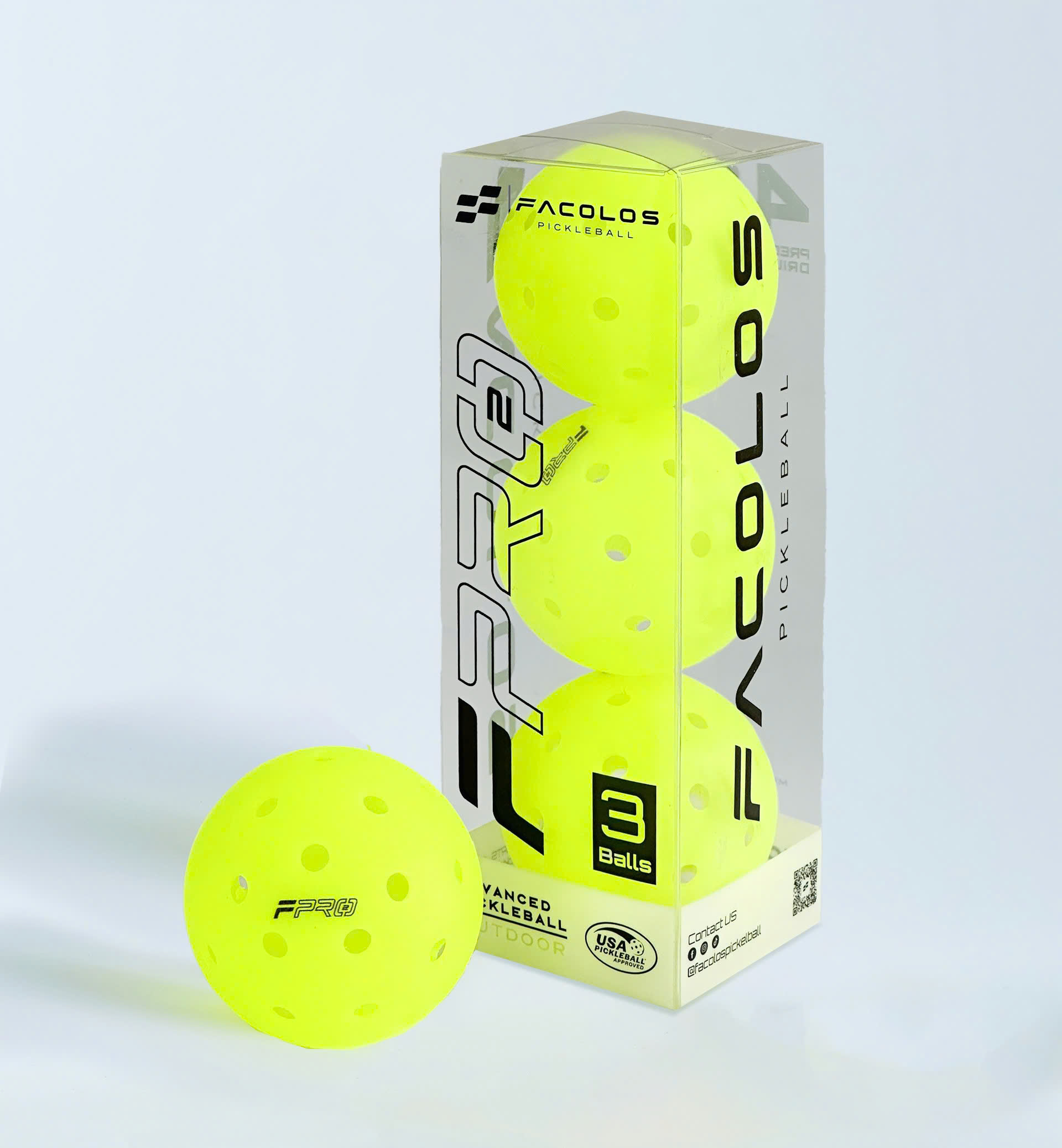 Bóng pickleball Facolos Gen 2 mới nhất Bóng pickleball Facolos Gen 2 mới nhất