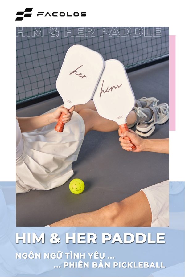 Vợt Pickleball Facolos Life Style Series – Him&Her - 16mm