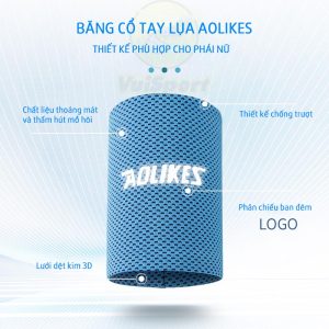 Băng cổ tay lụa Aolikes - 9cm