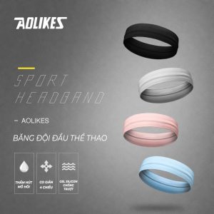 Băng trán thể thao mỏng viền silicone Aolikes 2110