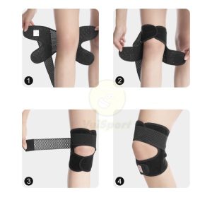 Bó gối thể thao thoáng khí 2 lò xo Aolikes