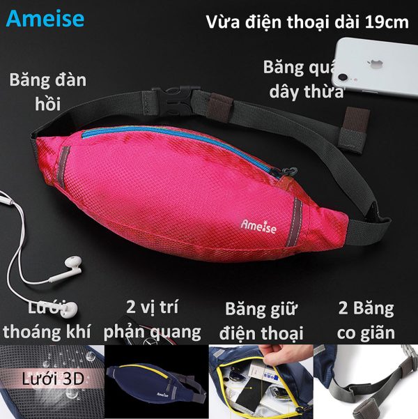 Túi đeo hông chạy bộ Ameise
