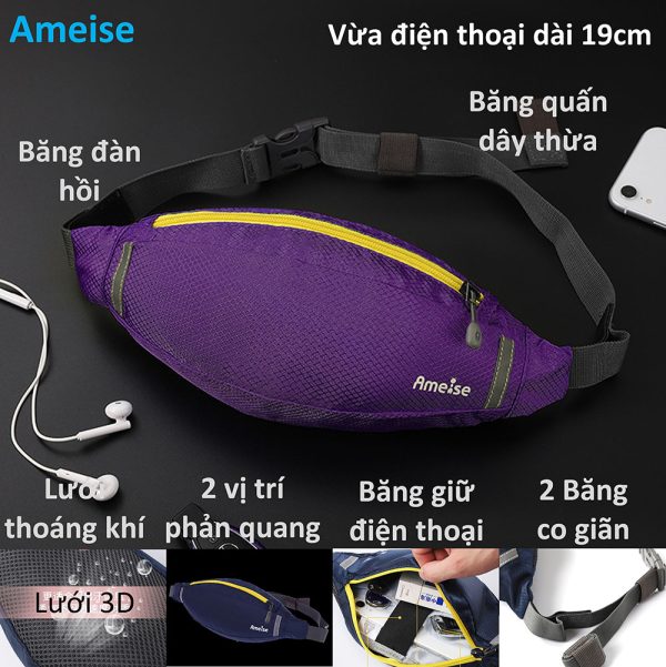 Túi đeo hông chạy bộ Ameise