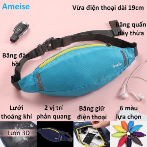 Túi đeo hông chạy bộ Ameise