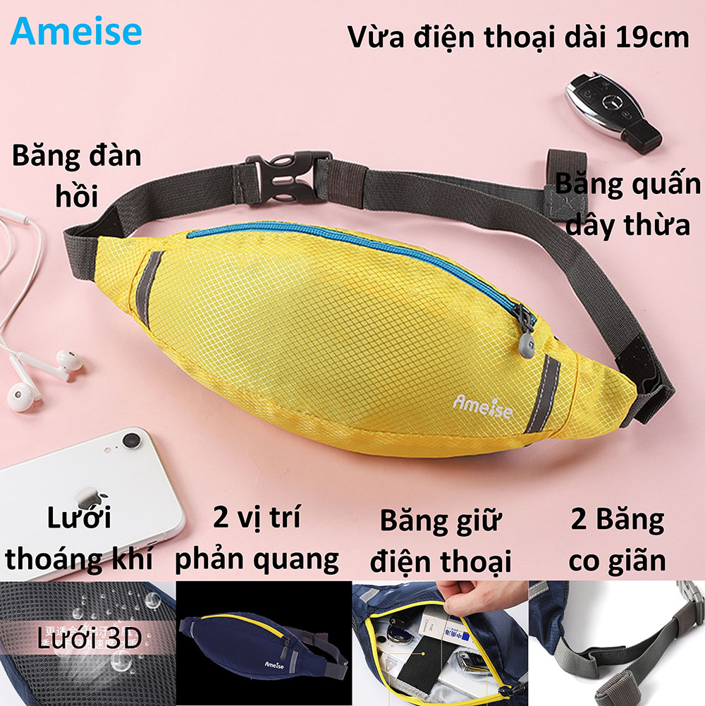Túi đeo hông chạy bộ Ameise