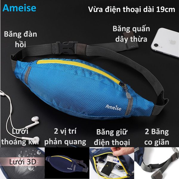 Túi đeo hông chạy bộ Ameise