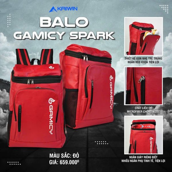 Balo Pickleball Kaiwin Gamicy Spark