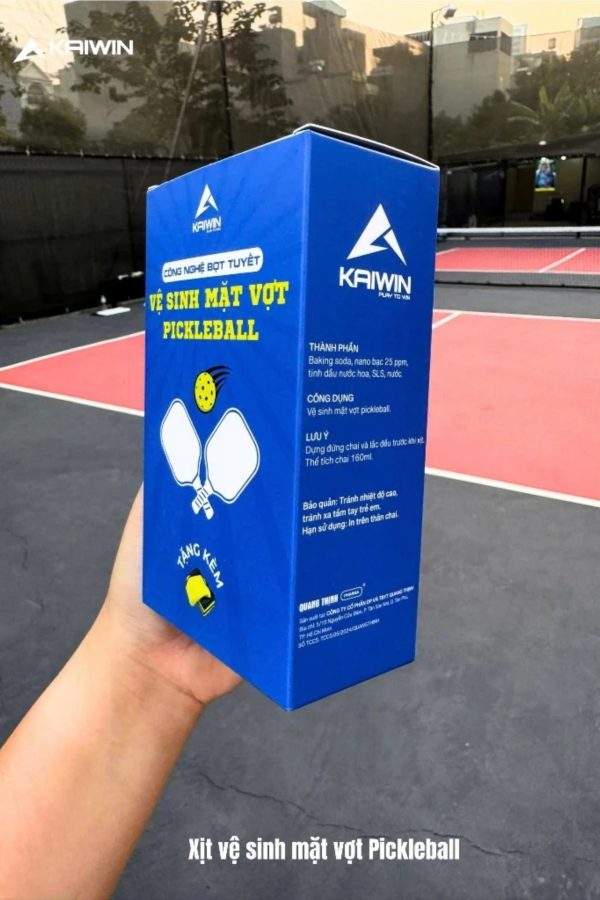 Chai xịt vệ sinh mặt vợt Kaiwin chính hãng