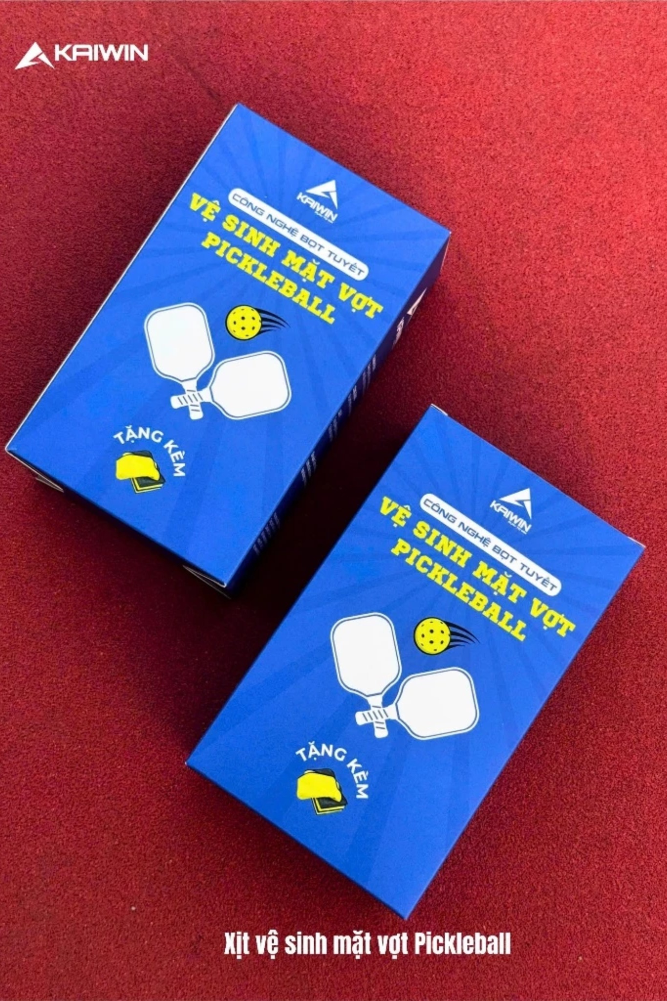 Chai xịt vệ sinh mặt vợt Kaiwin chính hãng