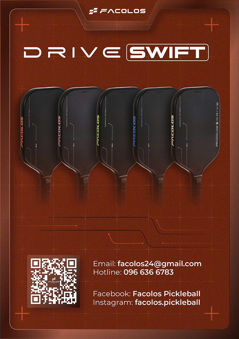 Vợt pickleball Facolos Drive Swift